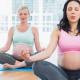 Tredje trimestern: gymnastik för mammor Push fyrfasandning